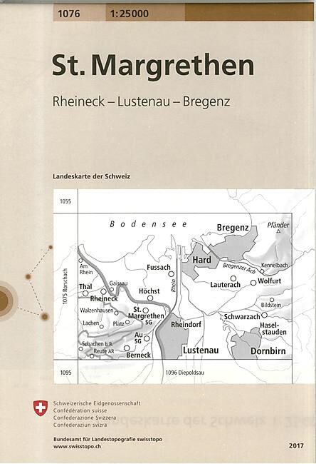 BUNDESAMT - 1076 ST MARGRETHEN ECHELLE 1 25 000
