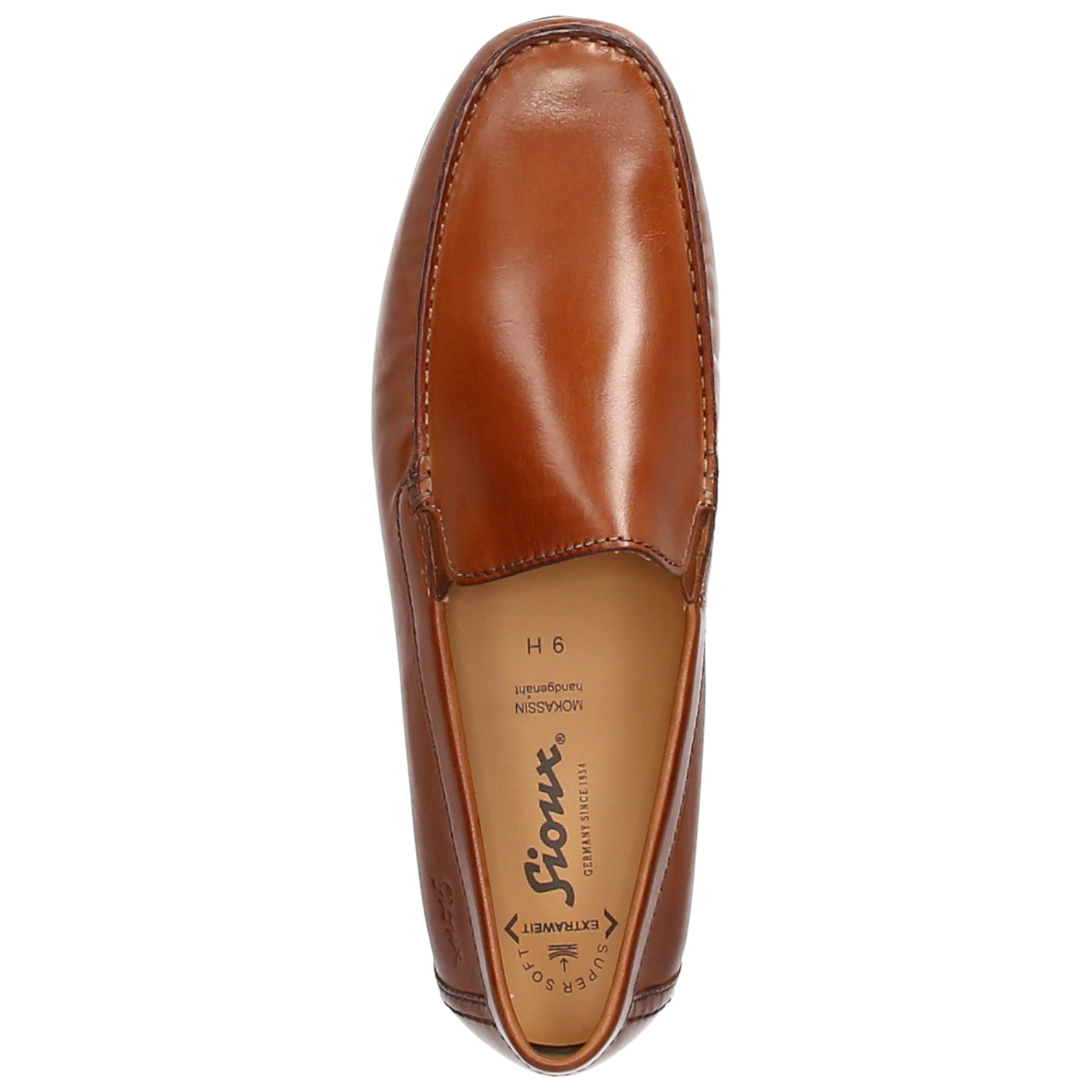 Sioux Slipper Gion - cognac