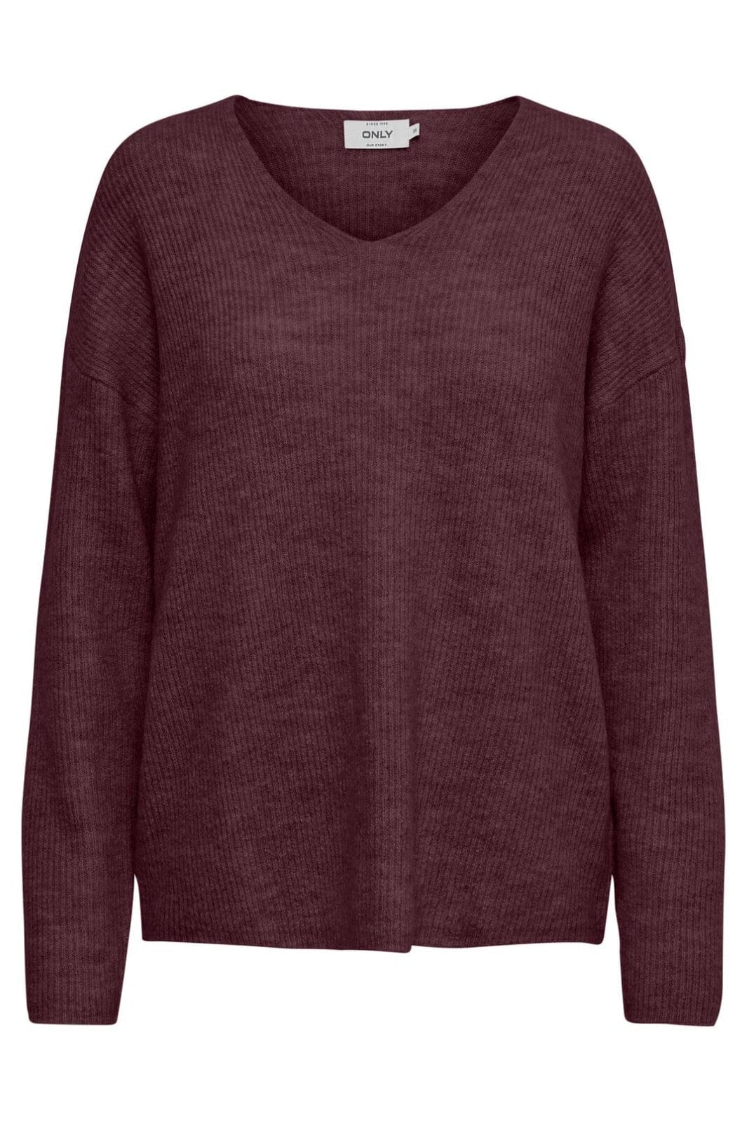 Only Onlcamilla V-Neck L/S Pullover Knt 4559407 port royale melange