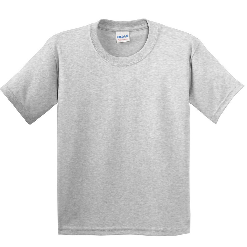 Short Manga Básica Camiseta Con Algodón Grueso Gildan