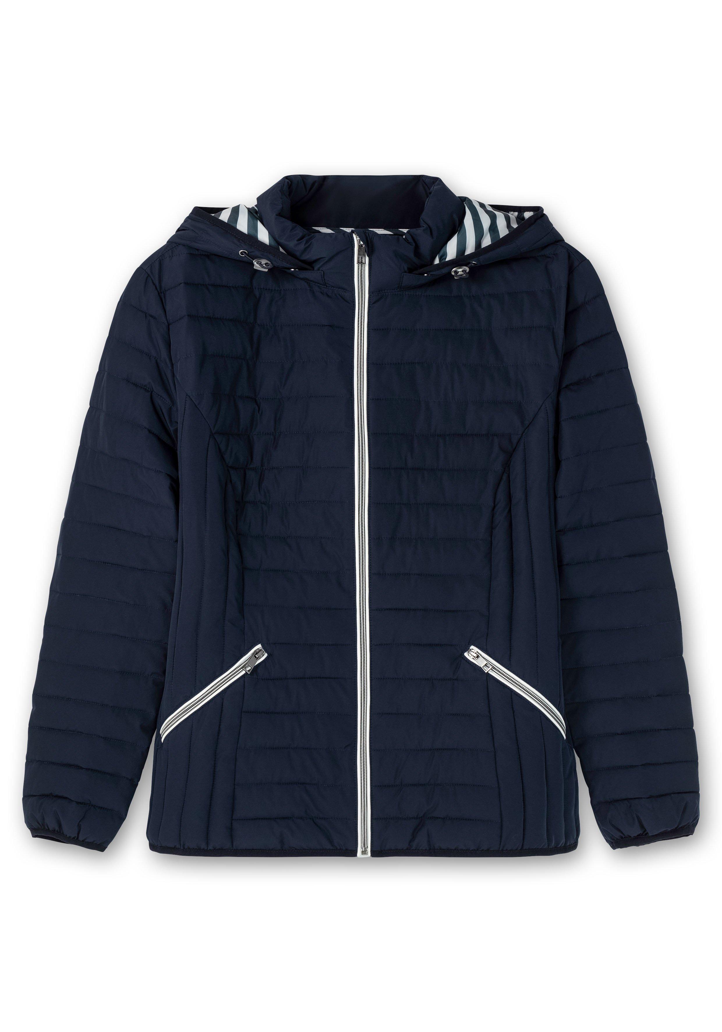 Leichte Steppjacke mit abnehmbarer Kapuze