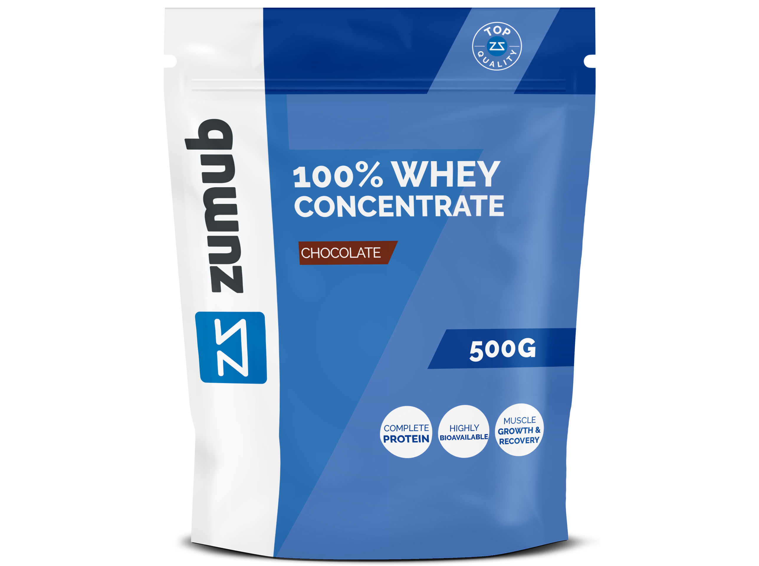 PROTEINA WHEY ZUMUB 100% CONCENT CHOCOLATE 500G