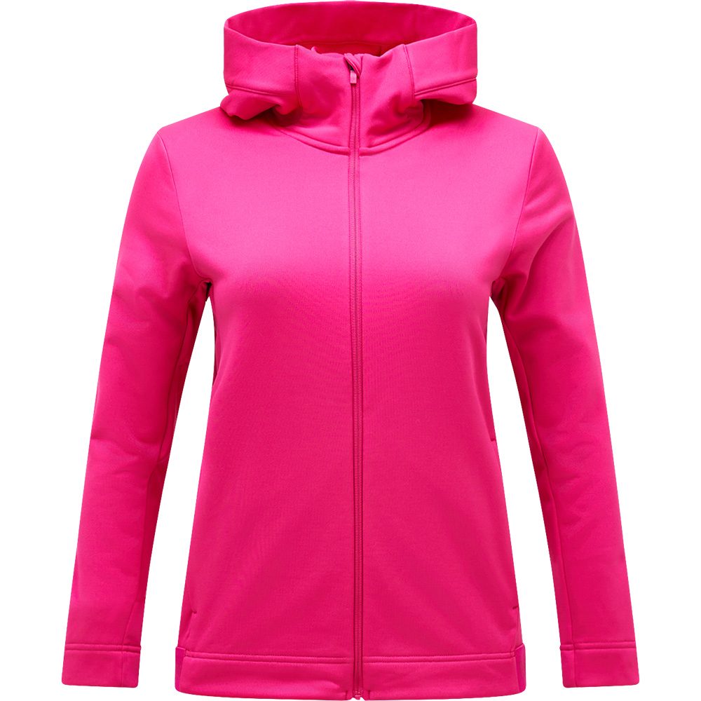 Peak Performance Rider Tech Zip Hood Midlayer-Jacke Damen beetroot purple
