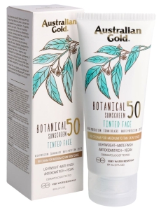 AUSTRALIAN GOLD Botanical Tinted Faces SPF50 medium teint, 89 ml