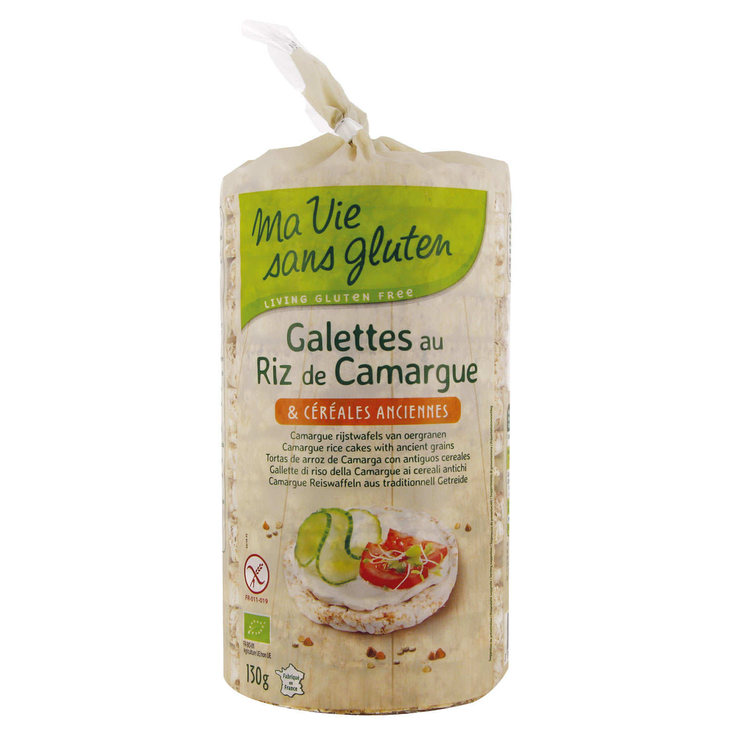 Galettes de riz de Camargue aux céréales anciennes Bio sans gluten