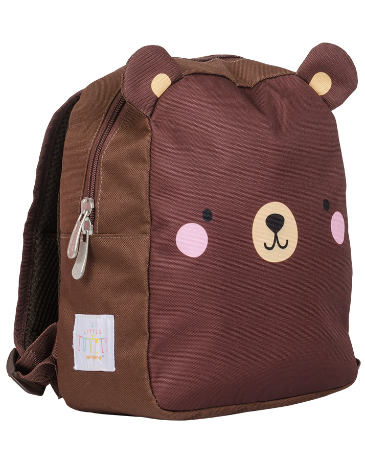 Kinderrucksack LITTLE BACKPACK – BEAR (21x26x10) in braun