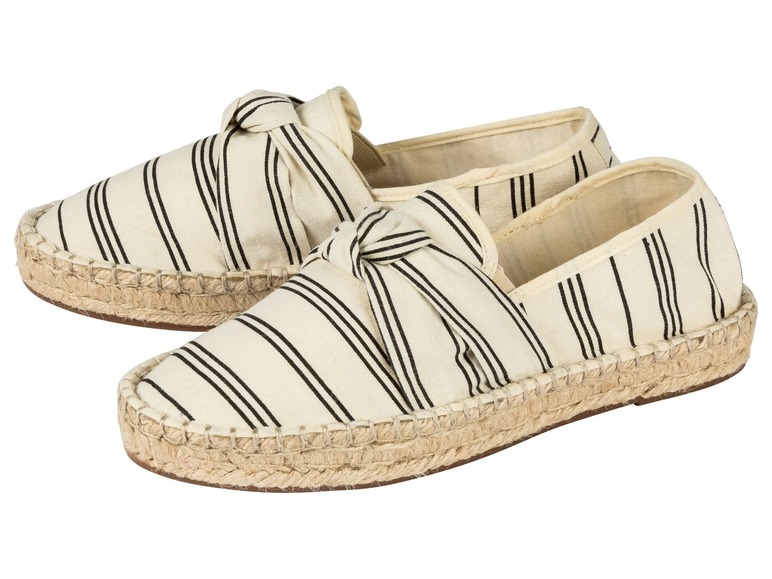 Espadrilles voor dames, linnen look