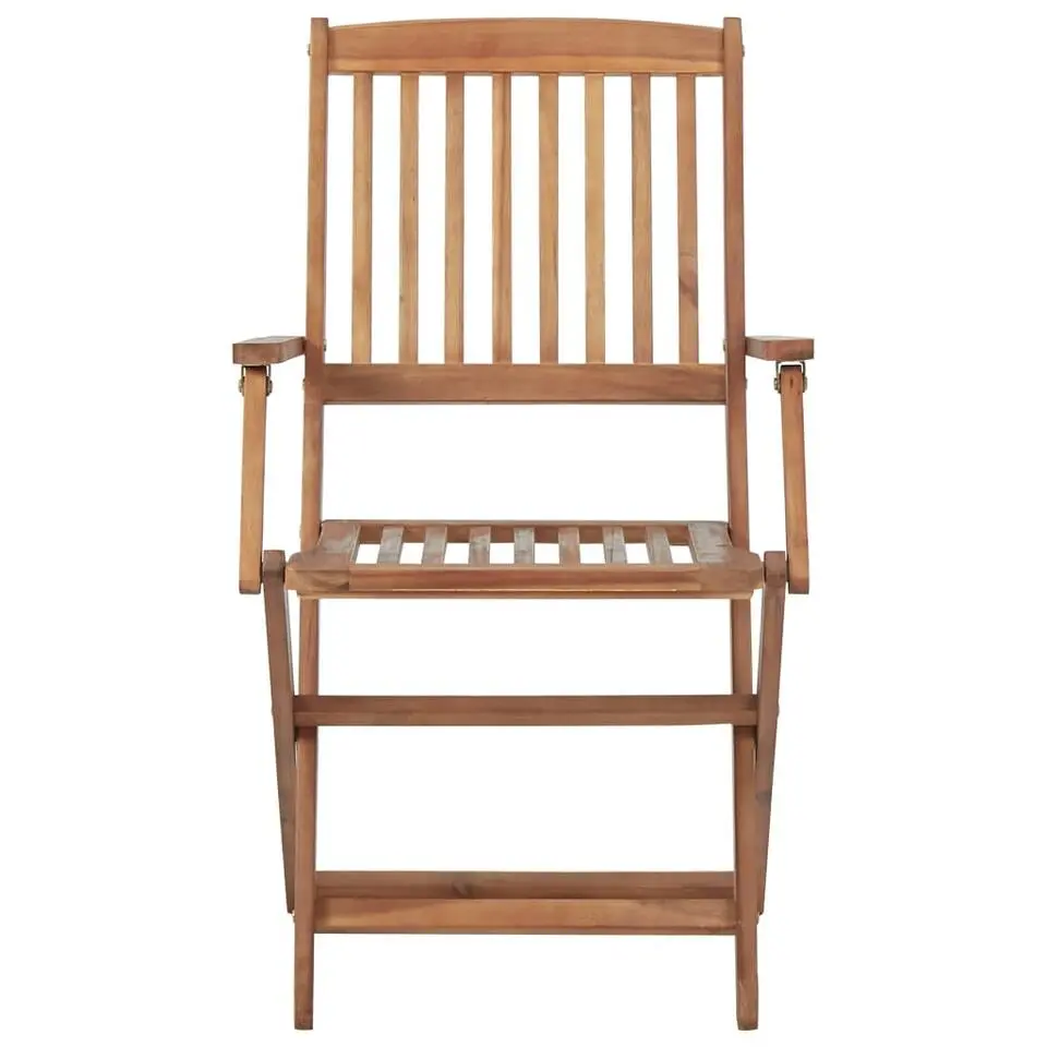 vidaXL - Tuinstoel - Bruin - Hout - 2 stuks