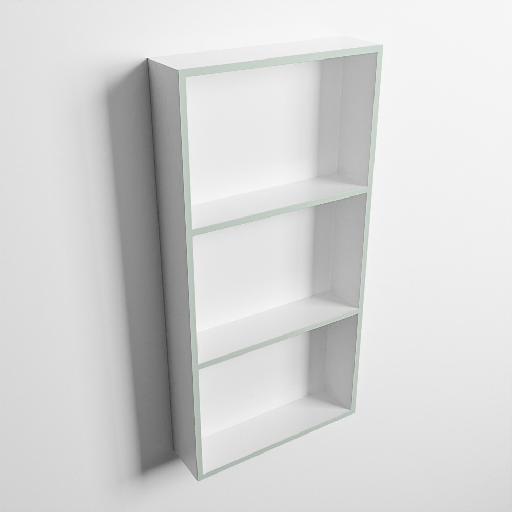 Mondiaz Easy nis 60x30x8cm 3 vakken greey/talc