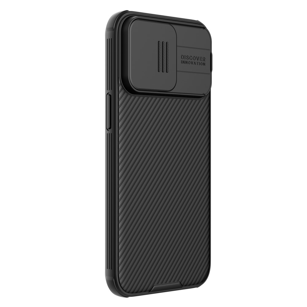 iPhone 15 Pro Max Schutz Hülle Cam-Slider Kameraschutz - Schwarz