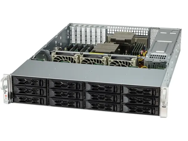 Supermicro A  Server 2024S-TR - Server - rack-monterbar 2U - 2-vejs - uden CPU op til - RAM 0 GB - SATA - hot-swap 3.5