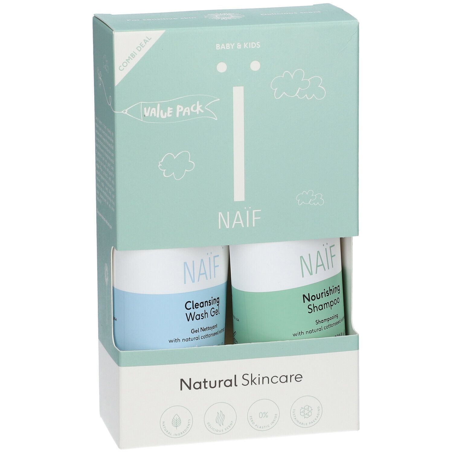 NAÏF® Baby & Kids Shampoo & Duschgel Set