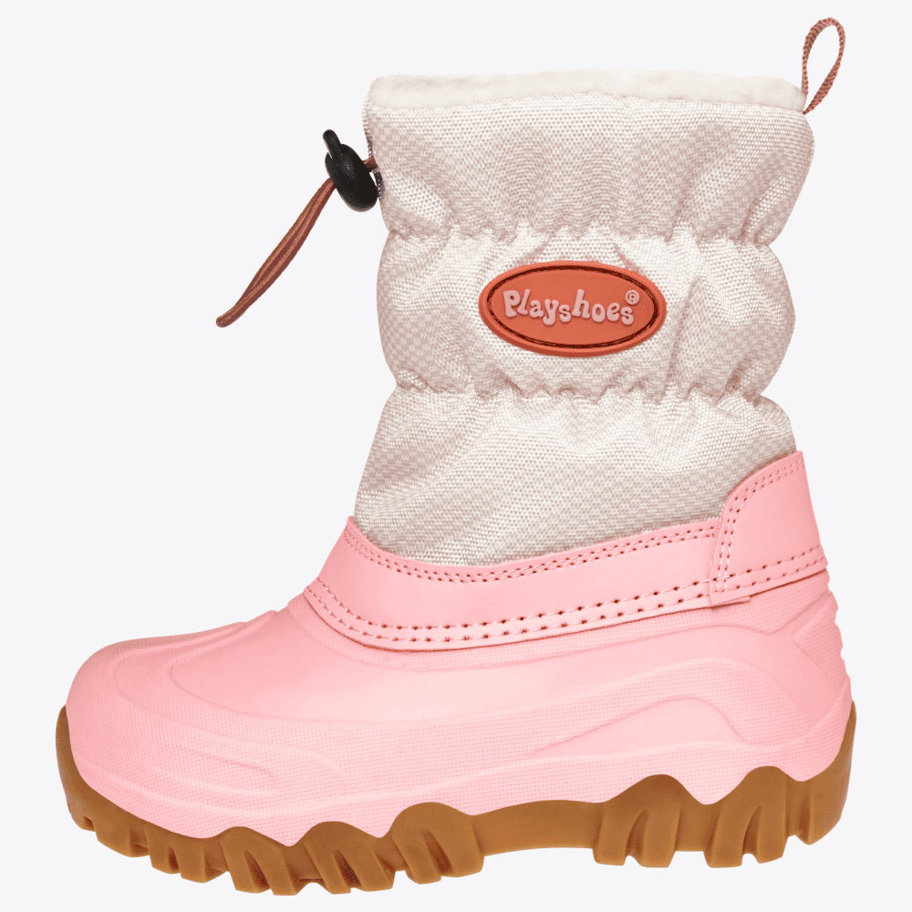 Playshoes Winterstiefel - Winter-Bootie Uni - Rosa