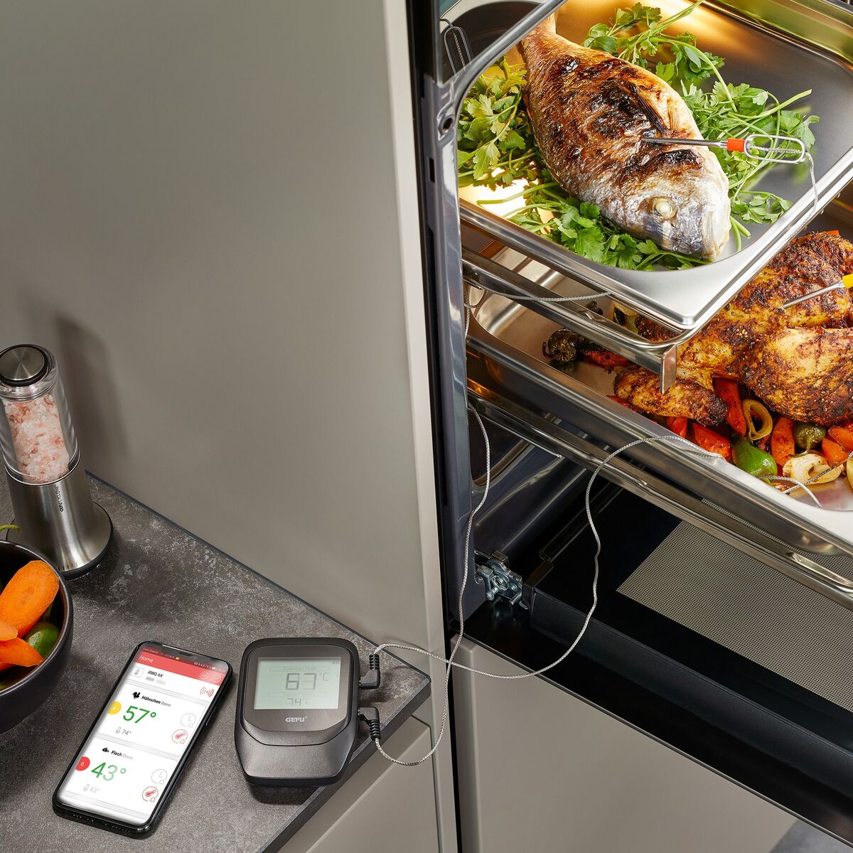Grill og steketermometer Bluetooth
