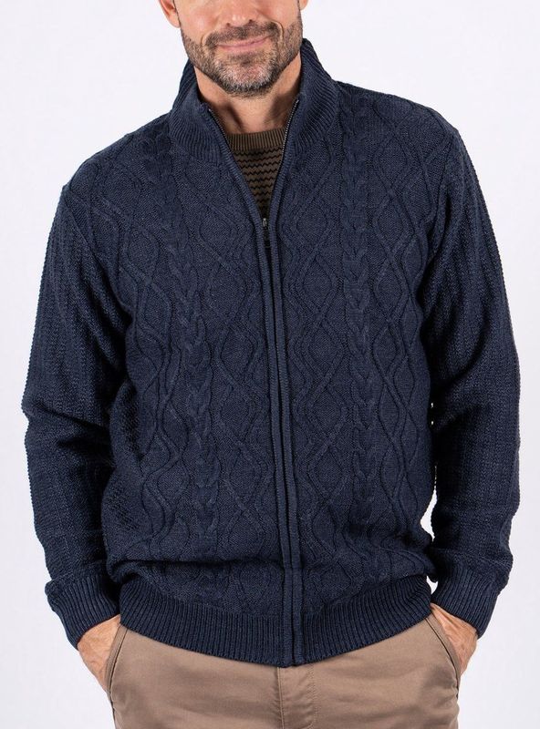 Pre End - Gevoerd Vest - Donkerblauw - Heren - 100% Acryl