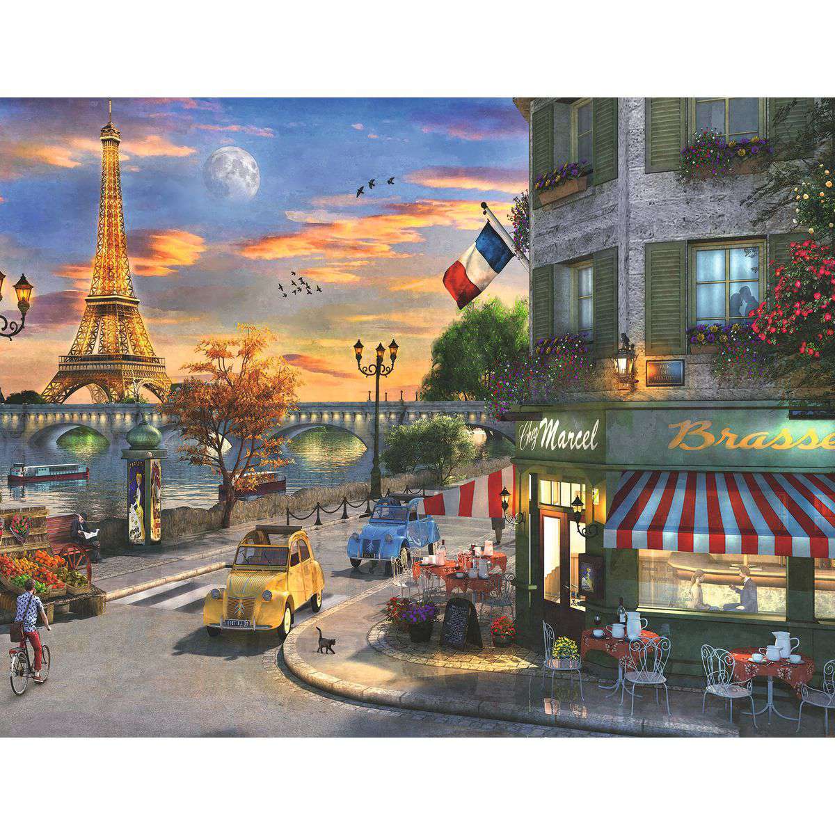 Ravensburger Spiel Romantische Abendstunde in Paris