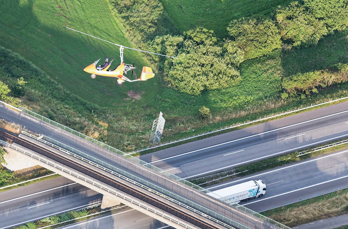 Tragschrauber-Rundflug ab Hohenlockstedt als Geschenk