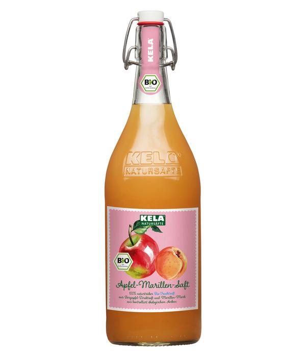KELA Apfel & Marille 100 % Bio-Fruchtsaft, 1 L