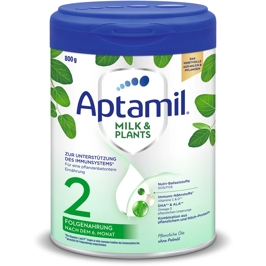 Aptamil Folgenahrung 2 Milk Plants 800 g ab dem 6. Monat