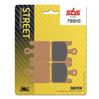 Plaquettes de freins SBS 788HS Sinter Métal Fritté avant