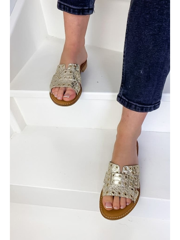 Semerdjian - Mules ALOE Or