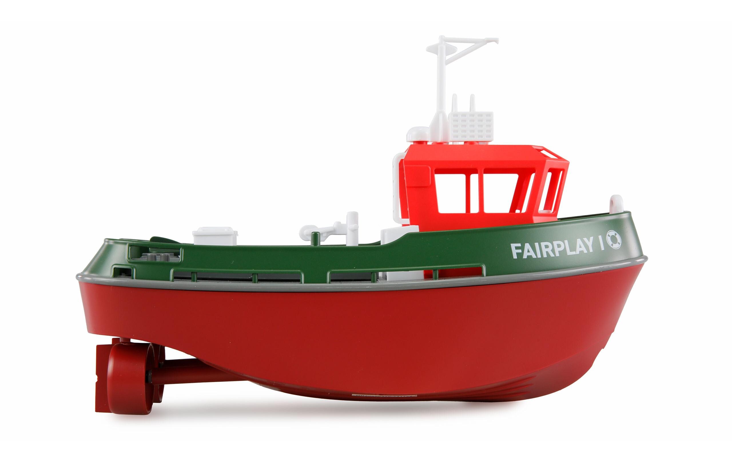 Boot Fairplay I Schlepper Grün, RTR, 1:722-Motoriges ferngesteuertes Boot