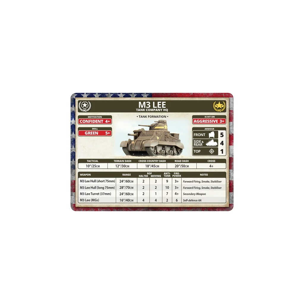 Flames of war - M3 Lee Tank Platoon