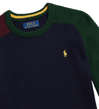 Polo Ralph Lauren Bluse - Strick - Navy/Army/Bordeaux