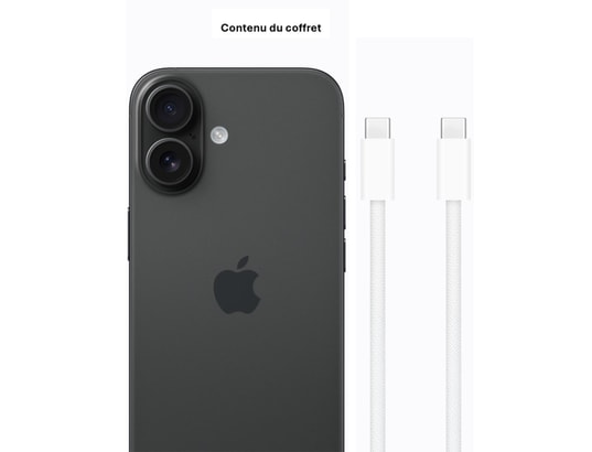 APPLE - iPhone 16 Noir 128 Go