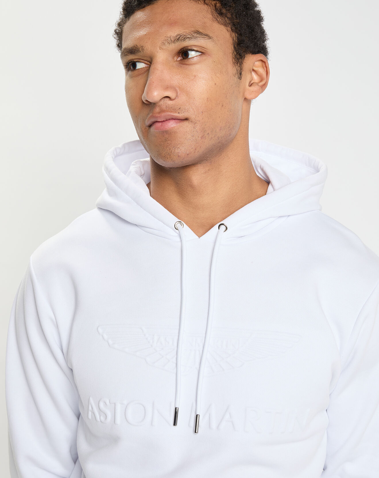 Hackett London Sweat à capuche Aston Martin Racing blanc