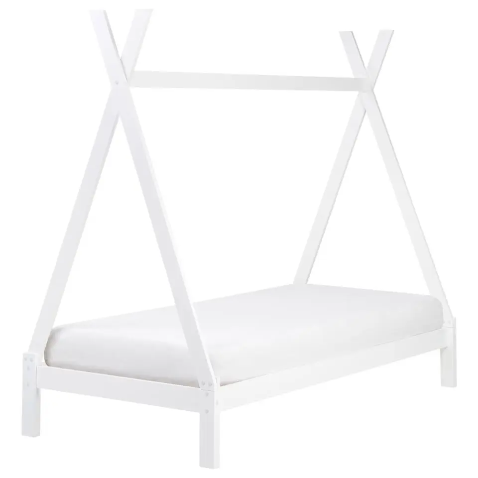 DEVAY - Kinderbed - Wit - 90 x 200 cm - Grenenhout