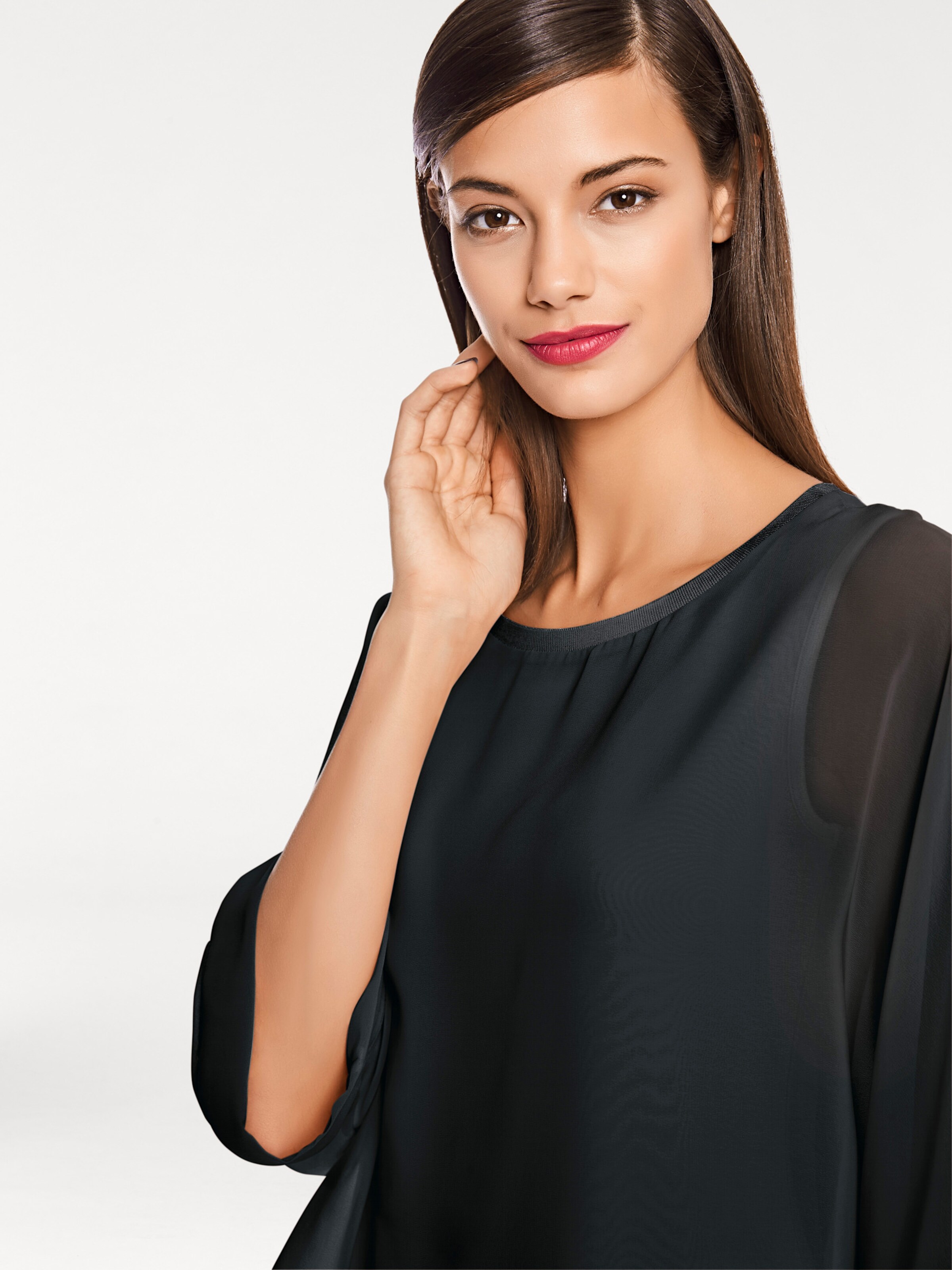 heine Blusenshirt in schwarz