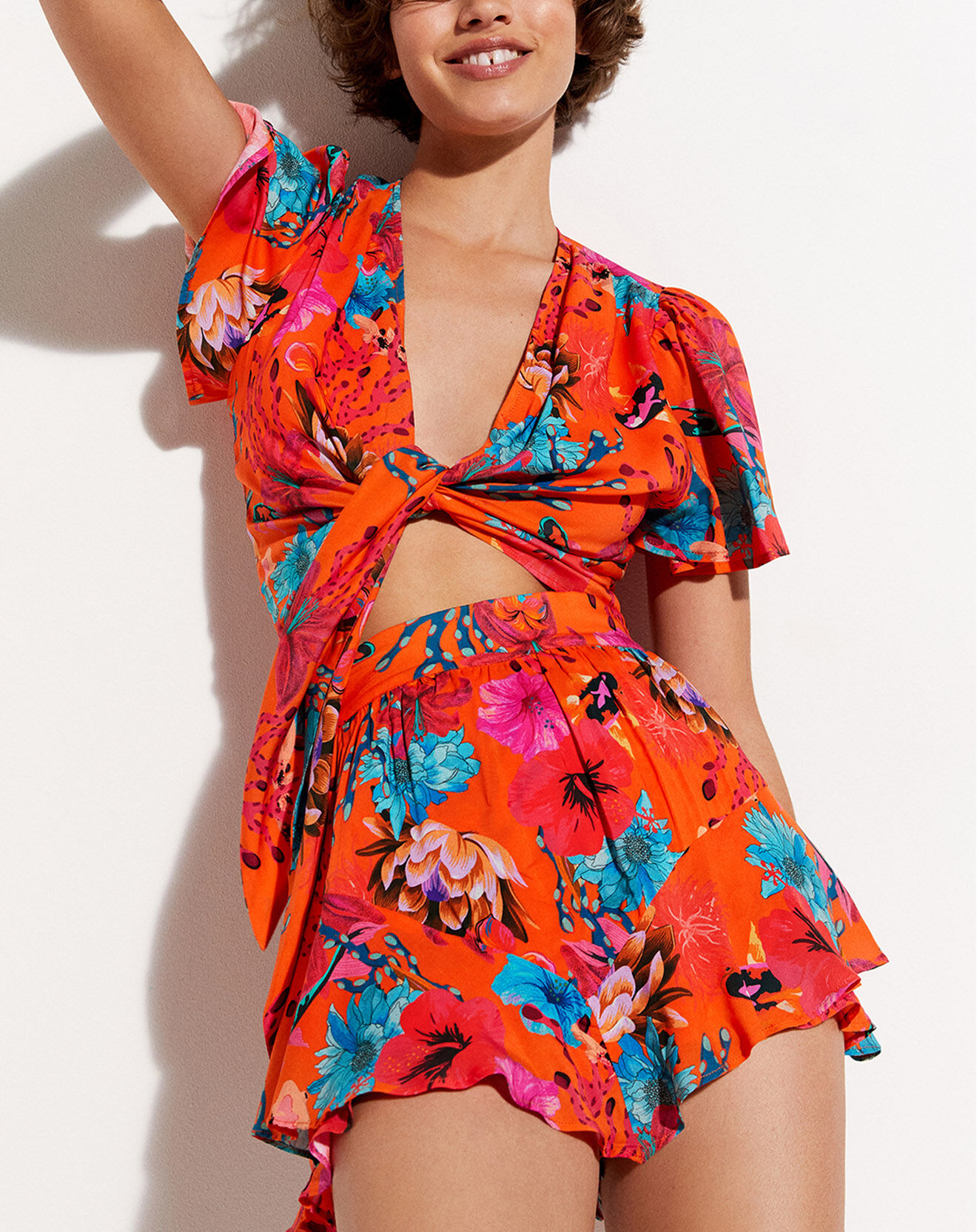 Desigual Short Anouk orange