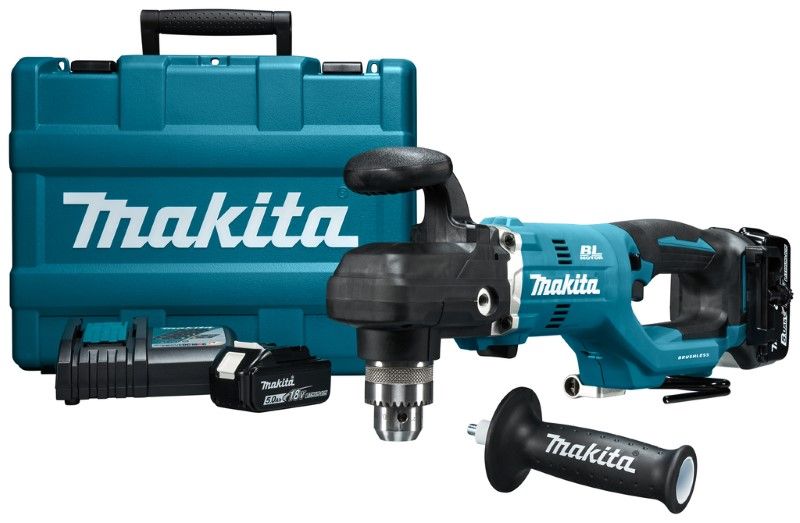 Makita DDA450RTE 18V Li-ion accu haakse boormachine set (2x5.0Ah) in koffer