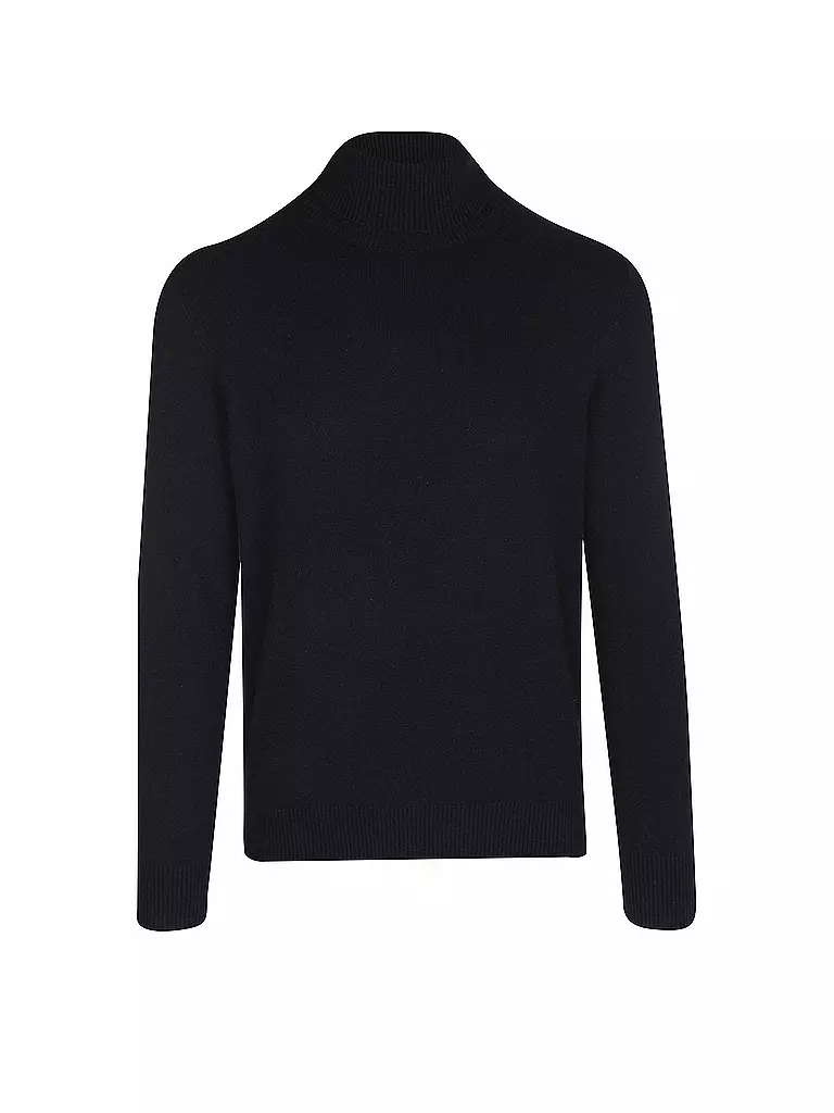 WINDSOR Rollkragenpullover blau