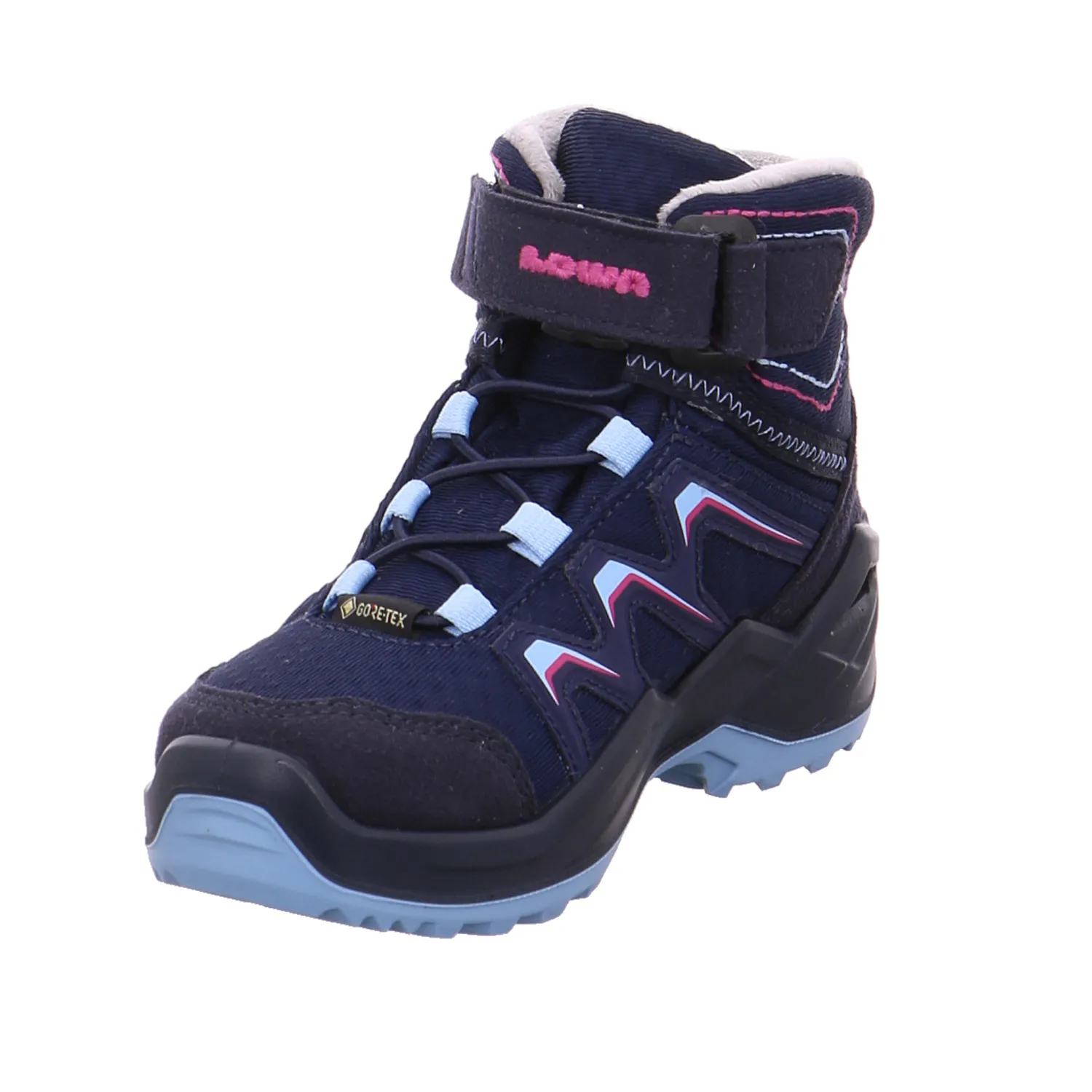 LOWA Kleinkinder-Snowboot  Membran Blau Synthetik  Winterschuh