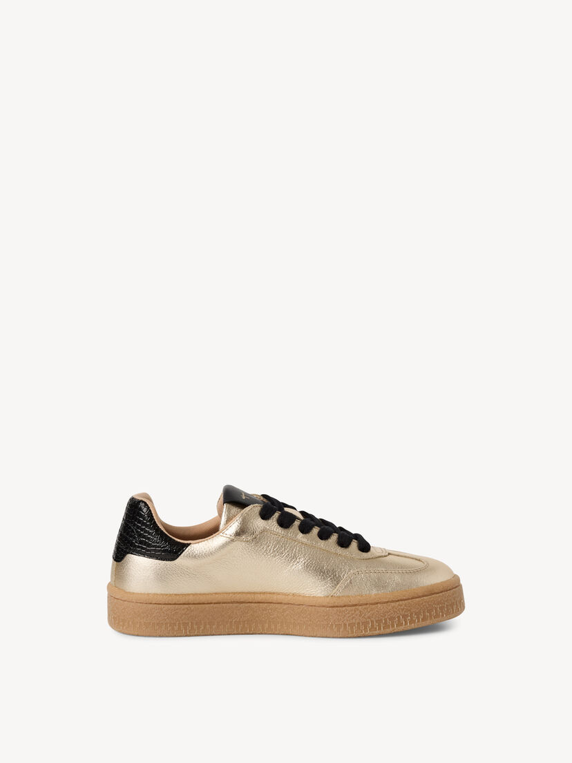 Leren Sneaker - goud
