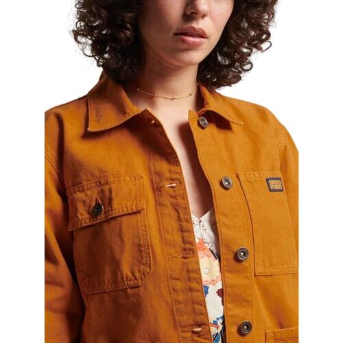 Superdry - VINTAGE CHORE JACKET Naranja