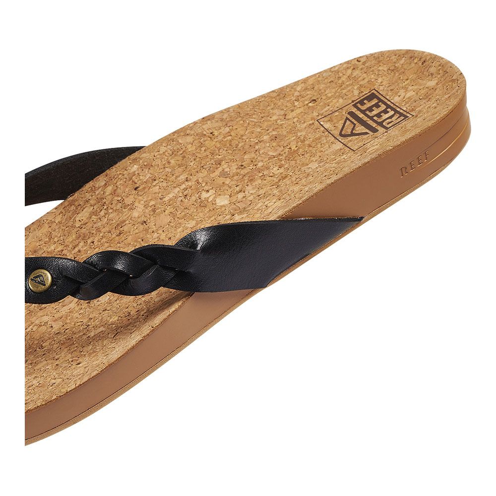 Reef CUSHION COURT TWIST - Tongs Femme black