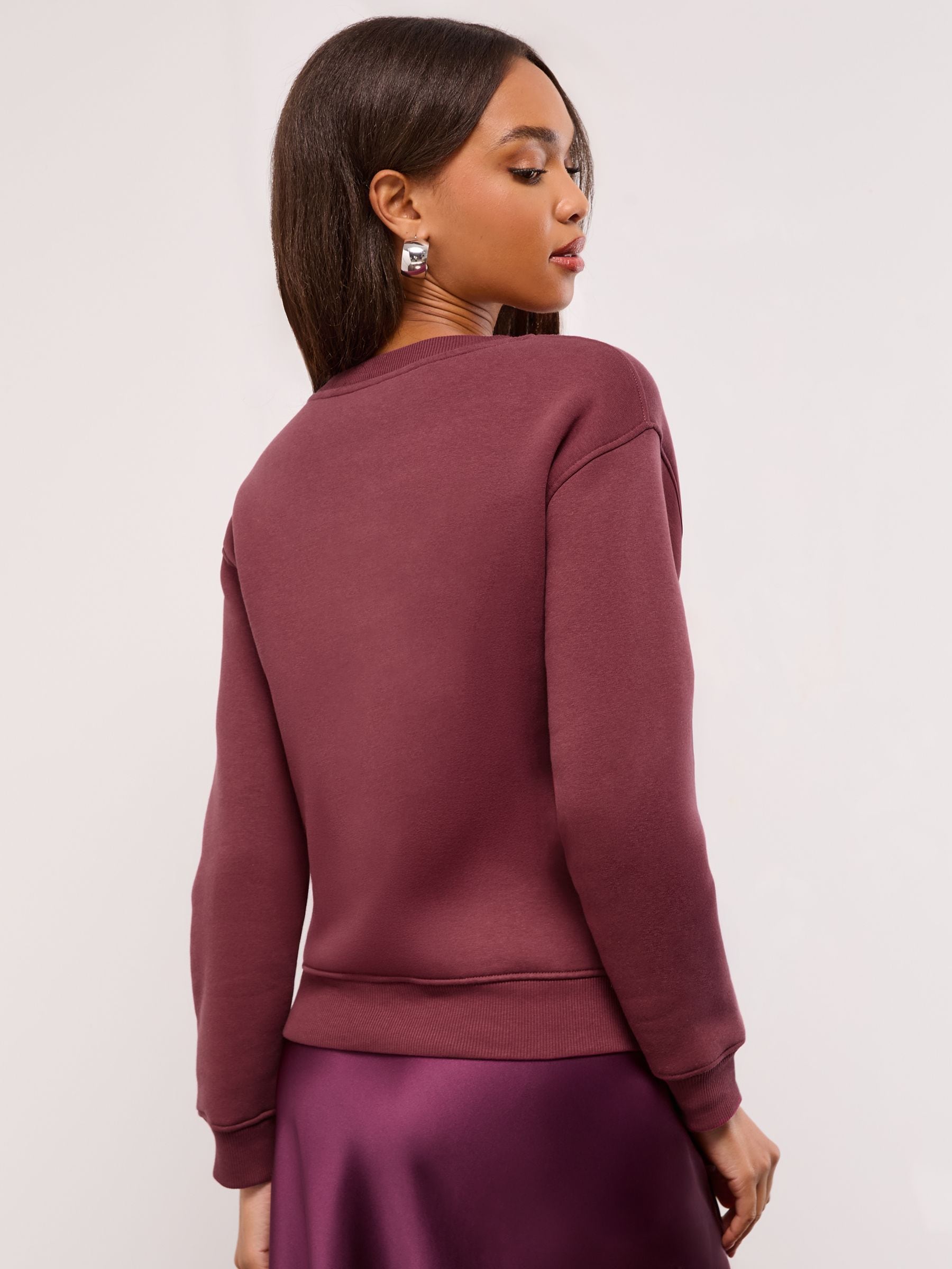 Bordeauxrood - Lipsy sweatshirt