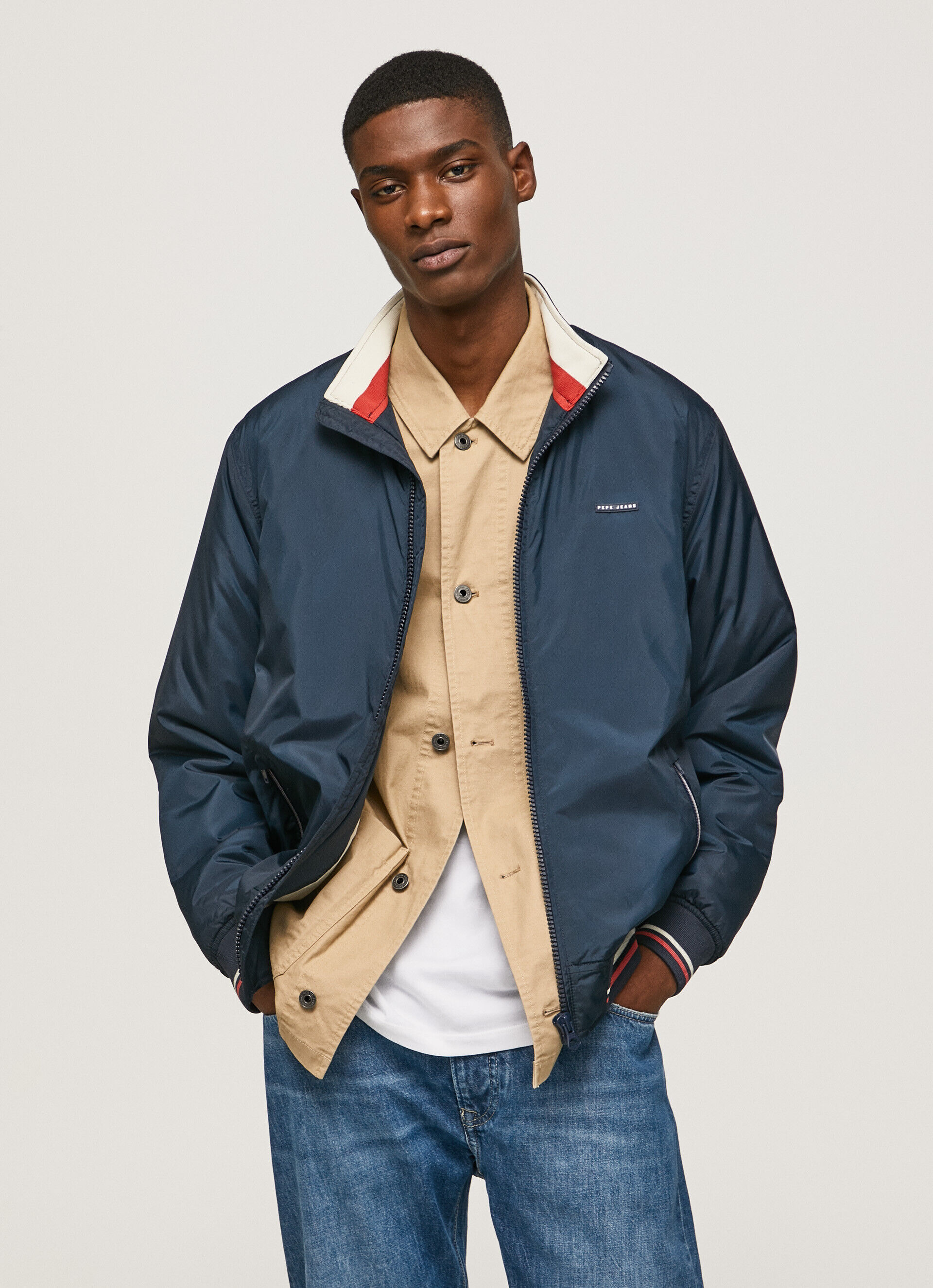 Jaqueta esportiva HARRINGTON - azul dulwich