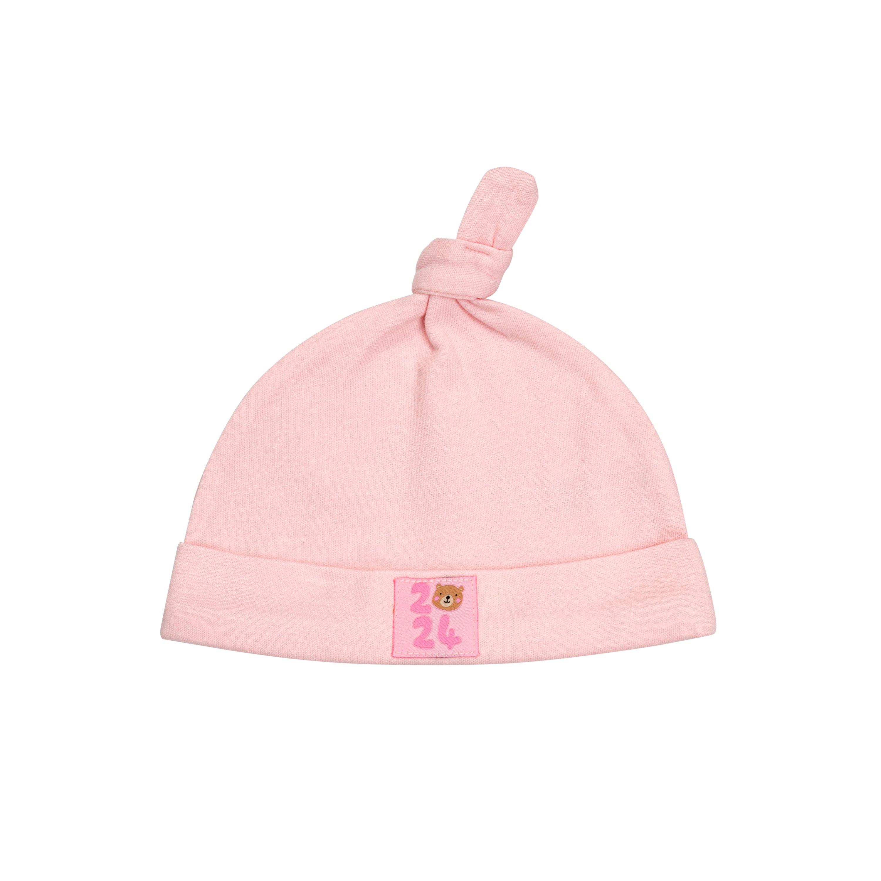 Hello World Studio Baby Girl 2024 Bodysuit and Hat Set