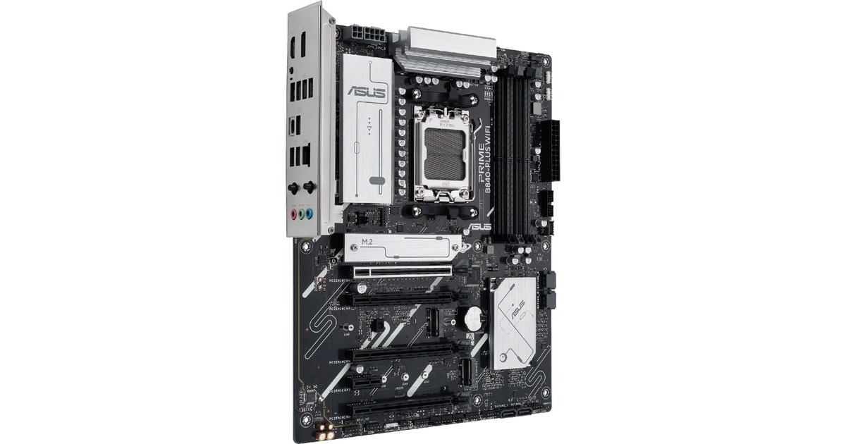 ASUSPRIME B840-PLUS WIFI socket AM5 moederbord  (2.5 GbE-LAN, Wi-Fi 6E, BT, Sound, ATX)