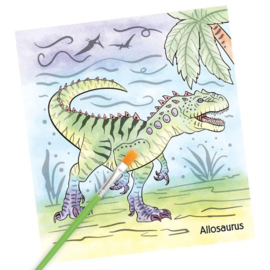 Dino World waterverf boek