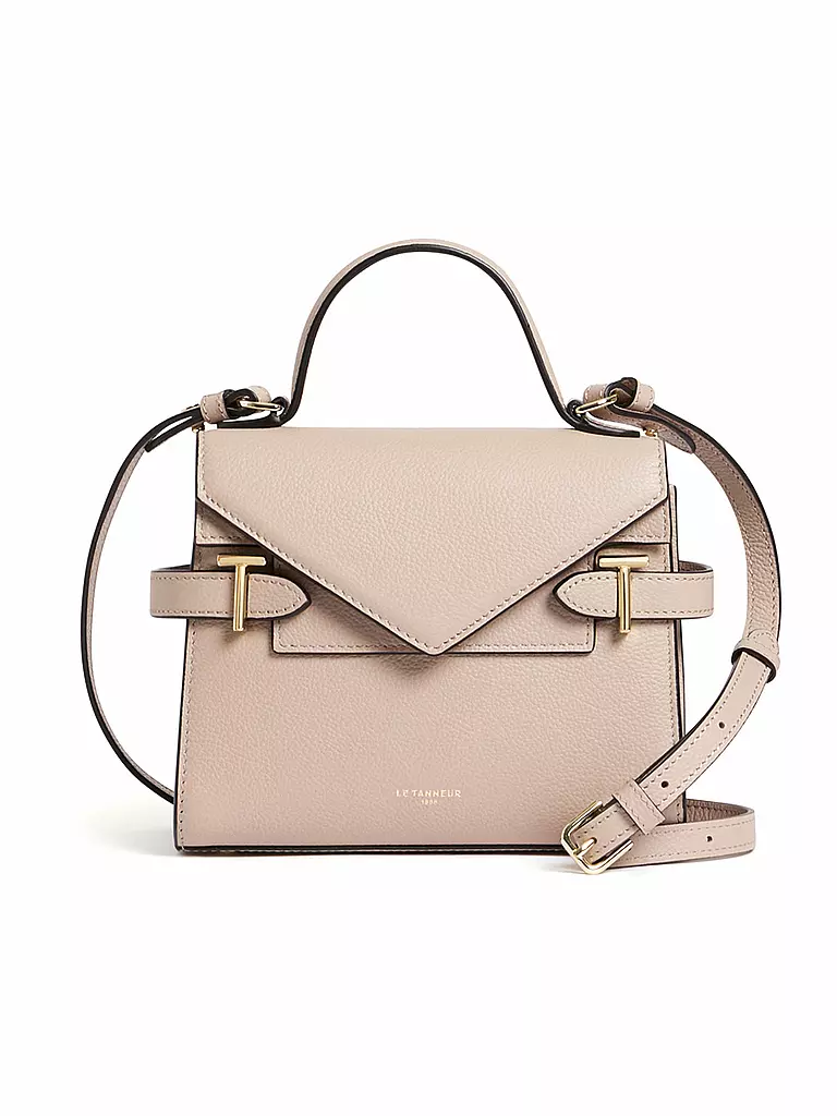 LE TANNEUR Ledertasche - Henkeltasche EMILIE FLAP Small beige