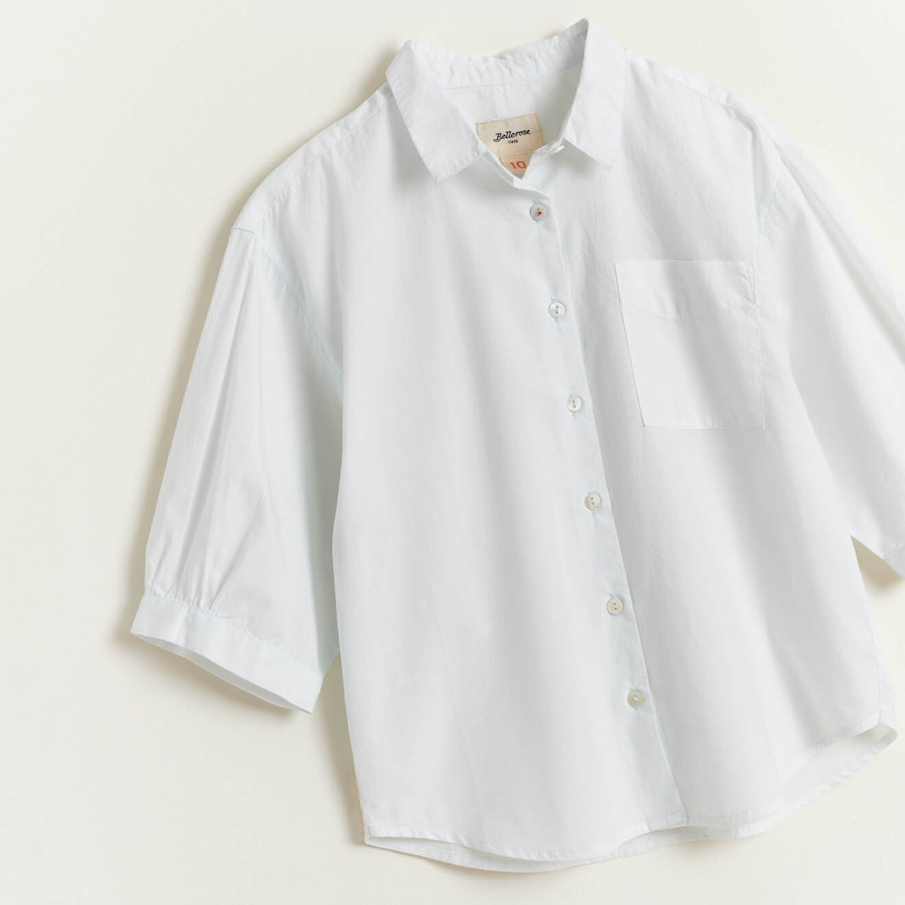 Bellerose Chemise en Coton Ave blanche