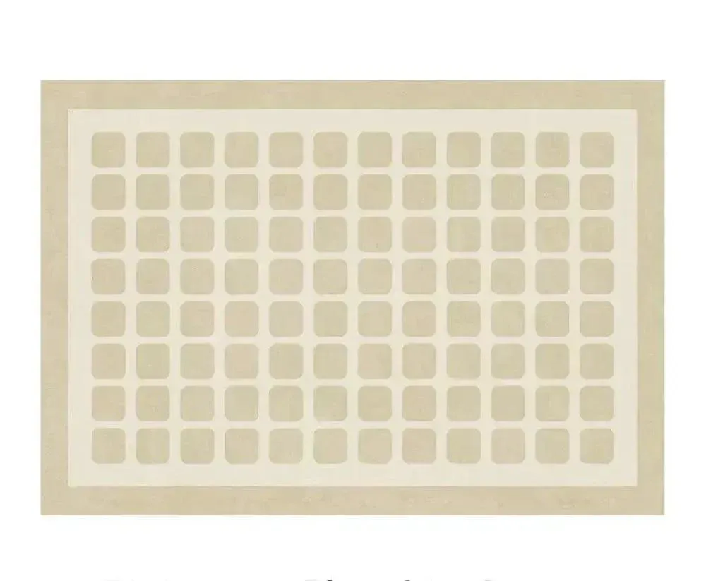 Checkerboard Pattern Home Decor Carpet | Modern Geometric Decorative Floor Rug