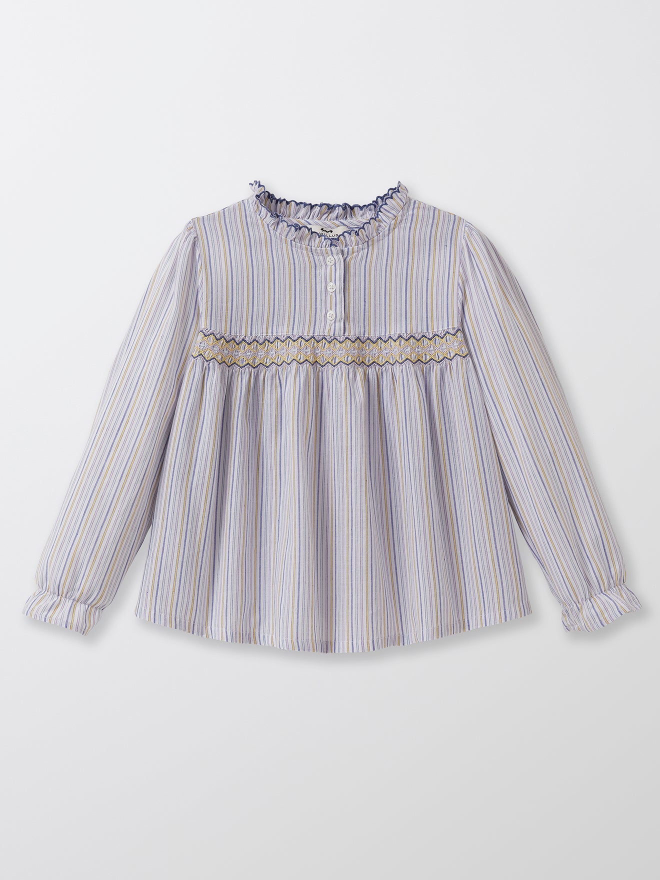 Blouse à smocks Fille