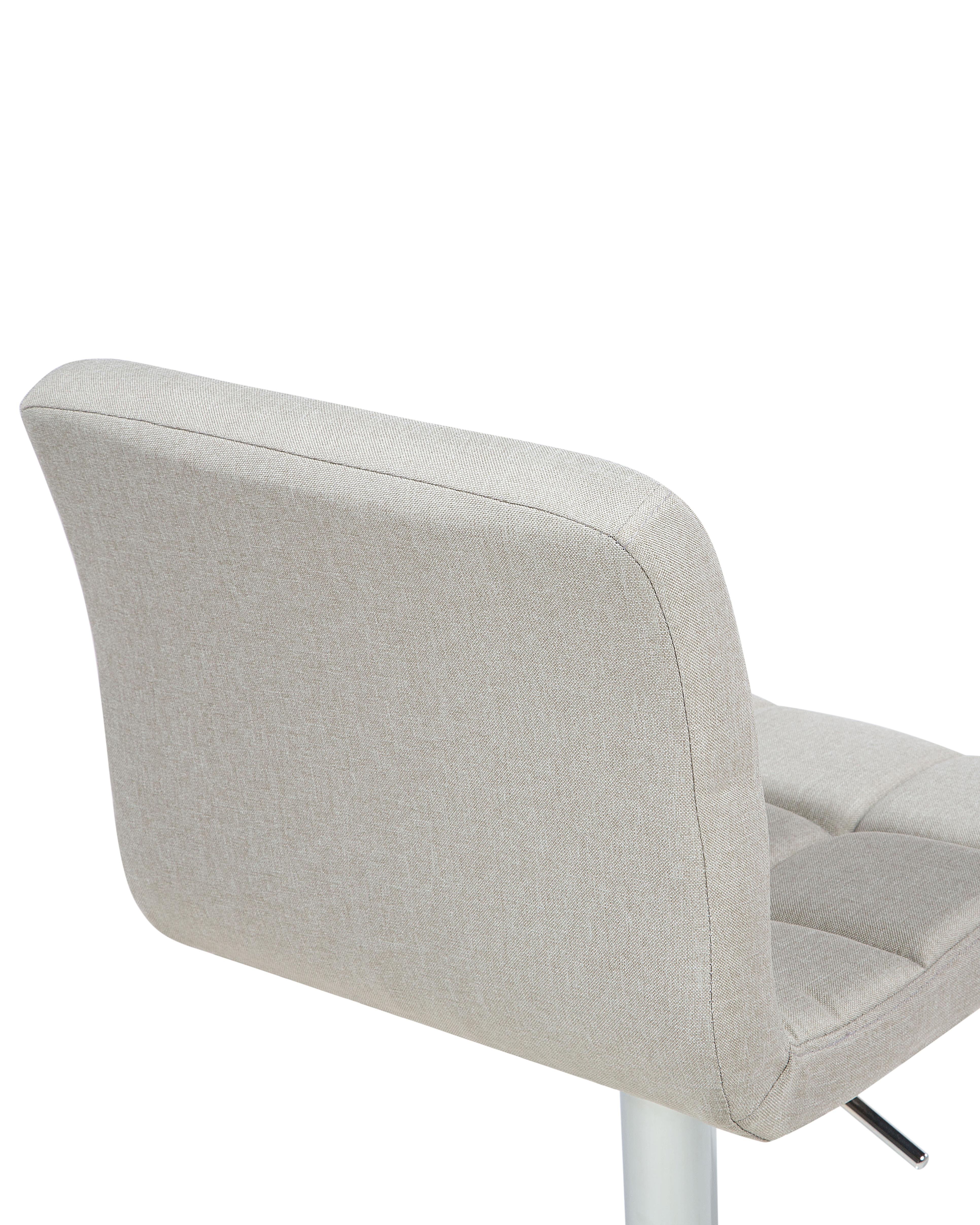 Set van 2 barstoelen MARION draaibaar Lichtbeige