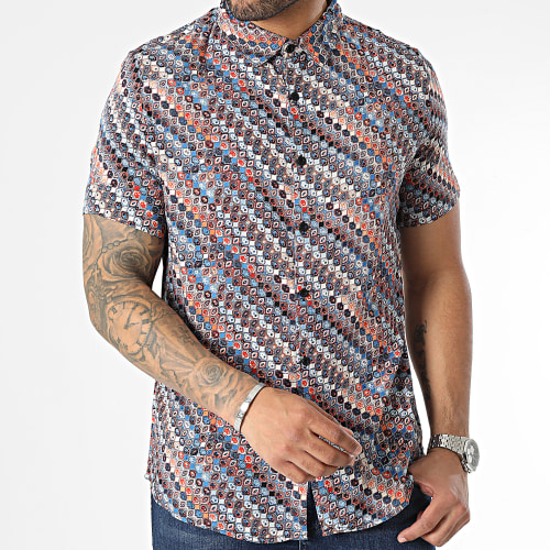 Chemise Manches Courtes Bleu